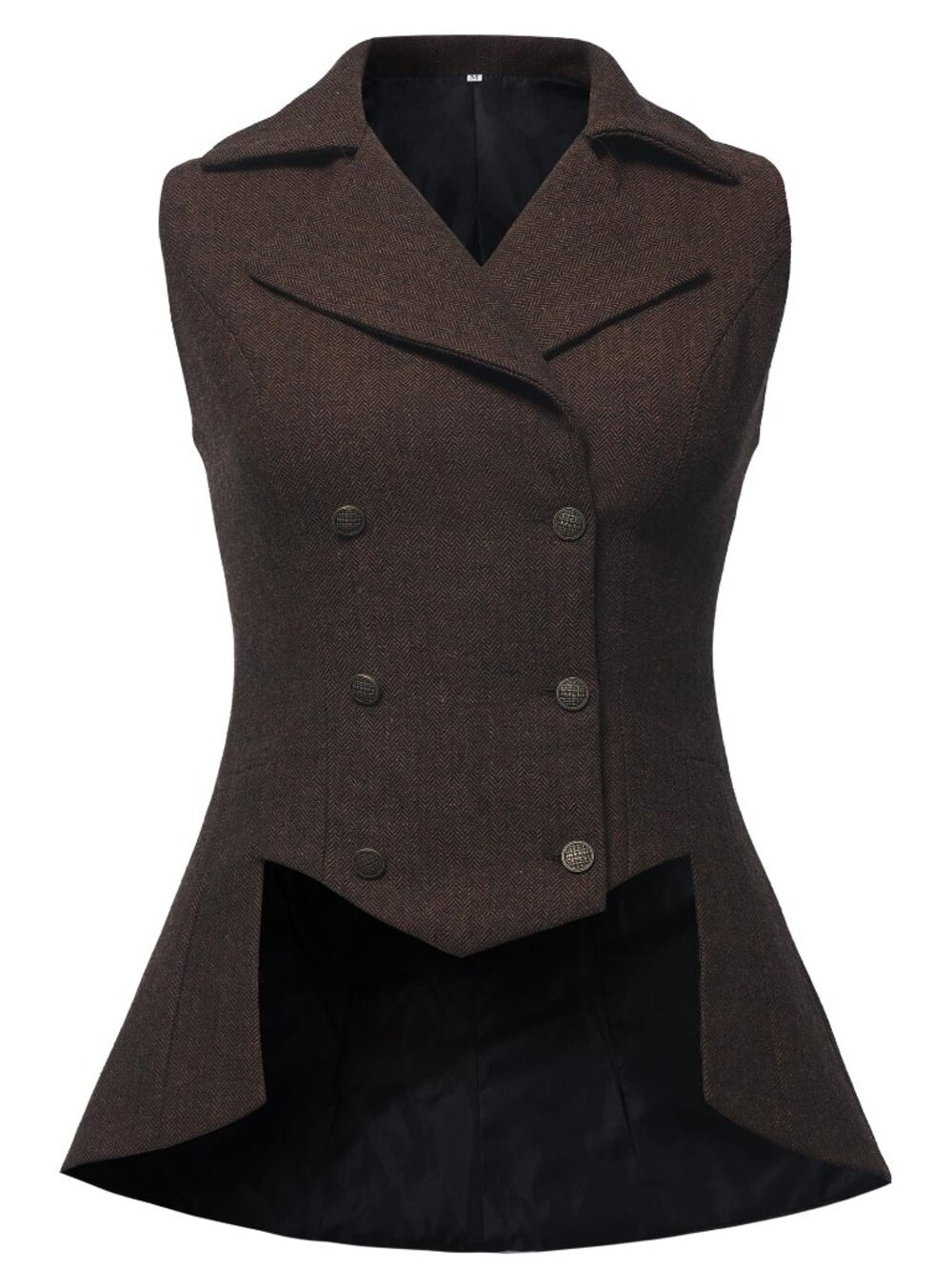 Women's Victorian Waistcoat,1920s Outfits Renaissance Tweed
